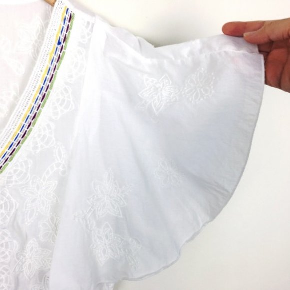 Anthropologie Floreat Aviana Embroidered Top - Picture 6 of 8